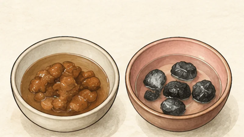 ภาพวาดการปรุงแกงปลากัว ขั้นตอนที่ 2: แช่เครื่องเปรี้ยว