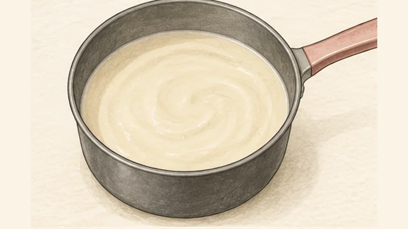 ภาพวาดการปรุงเคอนิกส์แบร์เกอร์ คลอปเซ ขั้นตอนที่ 6: ทำซอสครีม