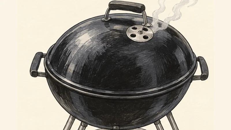 ภาพวาดการปรุงเนียมาชอมาเคนยาเสิร์ฟกับคาชุมบารี ขั้นตอนที่ 3: ย่างชิ้นหนาช้า ๆ
