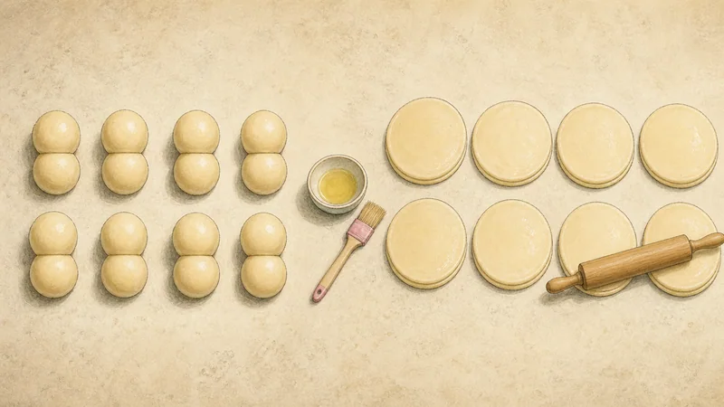Home-style Peking duck with Mandarin pancakes, step 4: Stack and roll the pancakes.