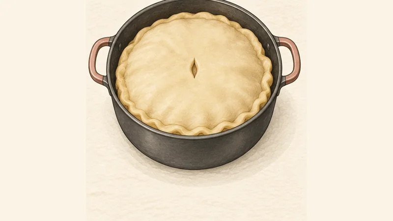 ภาพวาดการปรุงทาร์ตตาแต็ง ขั้นตอนที่ 4: คลุมด้วยแป้ง